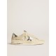 Stardan in nappa with silver mirror-effect star and heel tab Stardan in nappa with silver mirror-effect star and heel tab