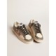 Women’s Stardan LTD in gray leather with a pink leather star and heel tab Women’s Stardan LTD in gray leather with a pink leather star and heel tab