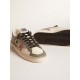 Women’s Stardan LTD in gray leather with a pink leather star and heel tab Women’s Stardan LTD in gray leather with a pink leather star and heel tab