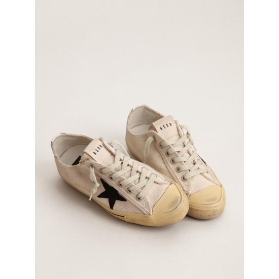 Women's V-Star LTD with black suede star and embroidered lettering Women's V-Star LTD with black suede star and embroidered lettering