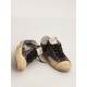 Women's V-Star LTD in black canvas with ice-gray star and heel Women's V-Star LTD in black canvas with ice-gray star and heel