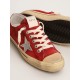 Women's V-Star LTD in dark red suede with silver star Women's V-Star LTD in dark red suede with silver star