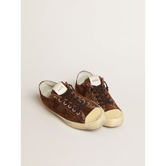 Women's V-Star LTD in suede with brown star Women's V-Star LTD in suede with brown star