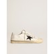 V-Star in white nappa leather with a black glitter star V-Star in white nappa leather with a black glitter star