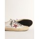 V-Star with pink glitter star and metallic leather heel tab V-Star with pink glitter star and metallic leather heel tab