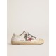 V-Star with pink glitter star and metallic leather heel tab V-Star with pink glitter star and metallic leather heel tab
