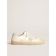 V-Star in nappa leather with ice-gray suede star and heel tab V-Star in nappa leather with ice-gray suede star and heel tab