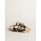 Women’s V-Star in black nappa leather with a black leather star Women’s V-Star in black nappa leather with a black leather star