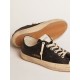 Women’s V-Star in black nappa leather with a black leather star Women’s V-Star in black nappa leather with a black leather star