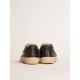 Women’s V-Star in black nappa leather with a black leather star Women’s V-Star in black nappa leather with a black leather star