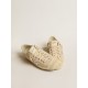 Women’s V-Star in pearl suede with silver metallic leather star Women’s V-Star in pearl suede with silver metallic leather star