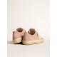 V-Star in pink suede with cream leather star V-Star in pink suede with cream leather star