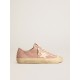 V-Star in pink suede with cream leather star V-Star in pink suede with cream leather star