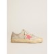 Women's V-Star in light gray canvas with a red leather star Women's V-Star in light gray canvas with a red leather star