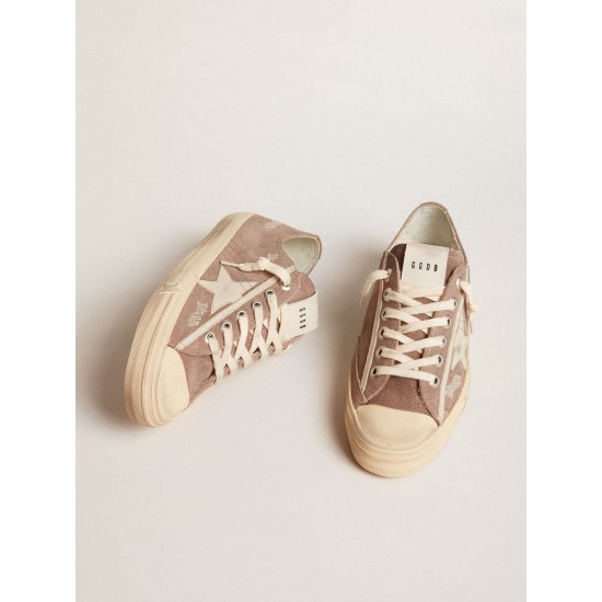 Women's V-Star in dove-gray suede with light gray leather star Women's V-Star in dove-gray suede with light gray leather star