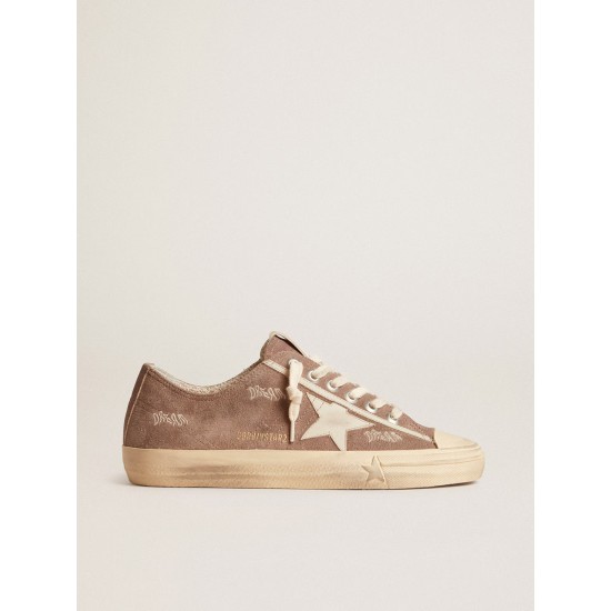 Women's V-Star in dove-gray suede with light gray leather star Women's V-Star in dove-gray suede with light gray leather star