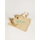 Women's V-Star in canvas with all-over pearls and raffia Women's V-Star in canvas with all-over pearls and raffia