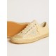 Women's V-Star in canvas with all-over pearls and raffia Women's V-Star in canvas with all-over pearls and raffia