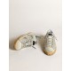 Women’s Super-Star in aged white nubuck with Swarovski crystals Women’s Super-Star in aged white nubuck with Swarovski crystals