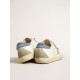 Old School with ice-gray suede star and light blue heel tab Old School with ice-gray suede star and light blue heel tab