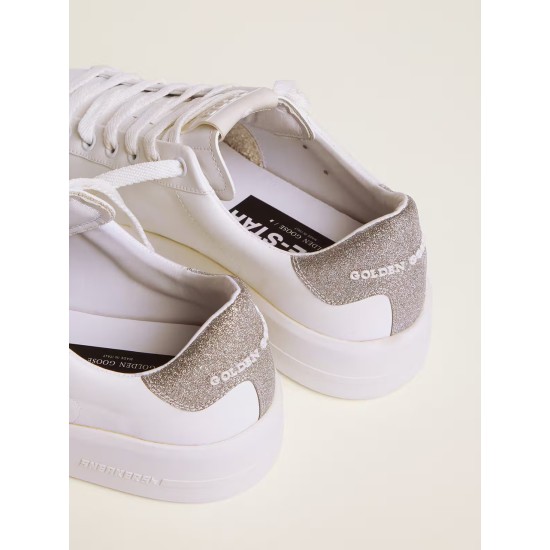 Women's Purestar sneakers with glittery silver heel tab Women's Purestar sneakers with glittery silver heel tab