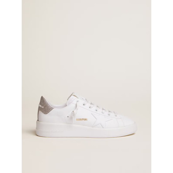 Women's Purestar sneakers with glittery silver heel tab Women's Purestar sneakers with glittery silver heel tab