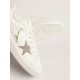 Women’s Purestar in white leather with silver Swarovski crystal star Women’s Purestar in white leather with silver Swarovski crystal star