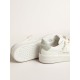 Purestar with white star and gray leather heel tab Purestar with white star and gray leather heel tab