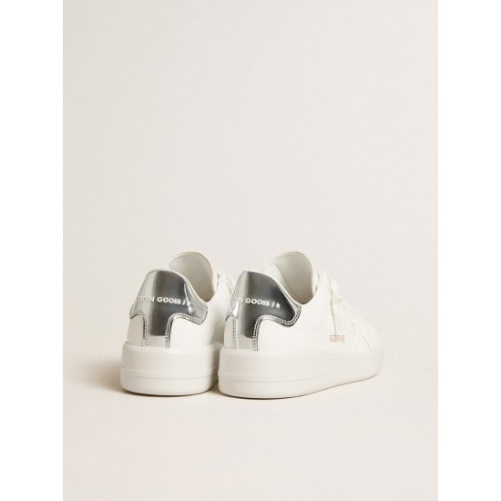 Women’s bio-based Purestar with white star and mirror-effect heel tab Women’s bio-based Purestar with white star and mirror-effect heel tab