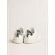Women’s bio-based Purestar with white star and mirror-effect heel tab Women’s bio-based Purestar with white star and mirror-effect heel tab