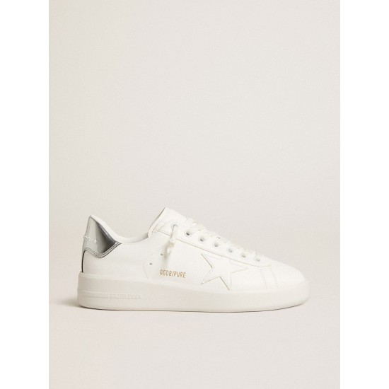 Women’s bio-based Purestar with white star and mirror-effect heel tab Women’s bio-based Purestar with white star and mirror-effect heel tab