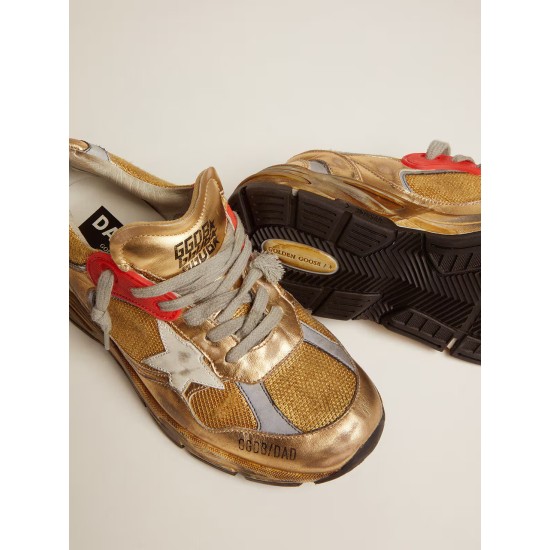 Women's Dad-Star gold with white star Women's Dad-Star gold with white star