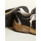 Women's Dad-Star in black mesh and nappa with ice-colored star Women's Dad-Star in black mesh and nappa with ice-colored star