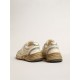 Women’s Dad-Star in beige nappa and nylon with white leather star Women’s Dad-Star in beige nappa and nylon with white leather star