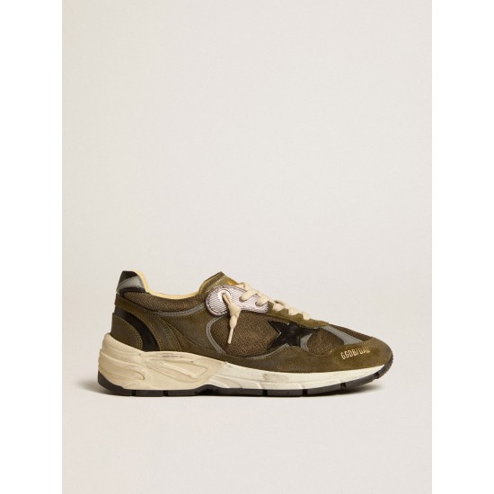 Women’s Dad-Star in suede and mesh with black leather star and heel tab Women’s Dad-Star in suede and mesh with black leather star and heel tab