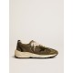Women’s Dad-Star in suede and mesh with black leather star and heel tab Women’s Dad-Star in suede and mesh with black leather star and heel tab