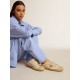 Women's V-Star Sabot in canvas with beige suede star Women's V-Star Sabot in canvas with beige suede star