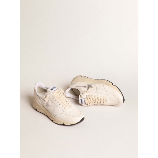 Running Sole in nappa with silver star and gold leather heel tab Running Sole in nappa with silver star and gold leather heel tab