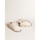 Running Sole in nappa with silver star and gold leather heel tab Running Sole in nappa with silver star and gold leather heel tab