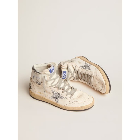 Women's Sky-Star with signature on the ankle and silver inserts Women's Sky-Star with signature on the ankle and silver inserts