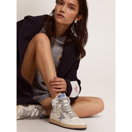 Women's Sky-Star with signature on the ankle and silver inserts Women's Sky-Star with signature on the ankle and silver inserts