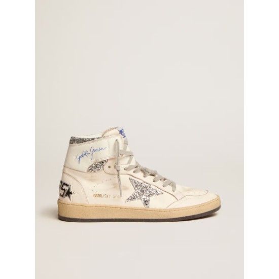 Women's Sky-Star with signature on the ankle and silver inserts Women's Sky-Star with signature on the ankle and silver inserts