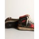 Women's Sky-Star in black glossy leather with red star Women's Sky-Star in black glossy leather with red star