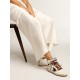 Women’s Sky-Star in white nappa leather with chocolate suede star Women’s Sky-Star in white nappa leather with chocolate suede star