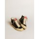 Slide Penstar LTD in leopard-print pony skin with silver star and black flash Slide Penstar LTD in leopard-print pony skin with silver star and black flash