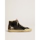 Slide Penstar LTD in leopard-print pony skin with silver star and black flash Slide Penstar LTD in leopard-print pony skin with silver star and black flash