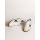 Women's Ball Star in white canvas and leather with black star Women's Ball Star in white canvas and leather with black star
