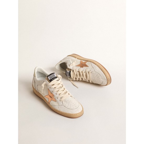 Ball Star LTD in canvas and nappa with bronze metallic leather star Ball Star LTD in canvas and nappa with bronze metallic leather star