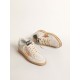 Ball Star LTD in canvas and nappa with bronze metallic leather star Ball Star LTD in canvas and nappa with bronze metallic leather star