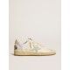 Ball Star in nylon and leather with pink and light blue star and beige heel tab Ball Star in nylon and leather with pink and light blue star and beige heel tab